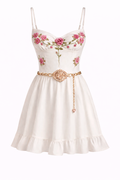 Lucci Medallion Rose Garden Mini DRess